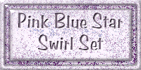 Pink Blue Star Swirl Set